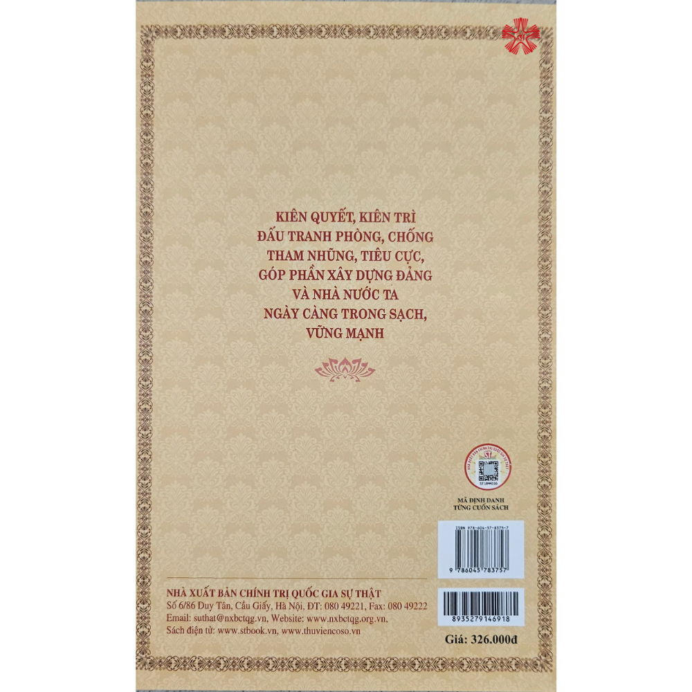 Kiên quyết, kiên trì đấu tranh phòng, chống tham nhũng, tiêu cực, góp phần xây dựng Đảng và Nhà nước ta ngày càng trong sạch, vững mạnh