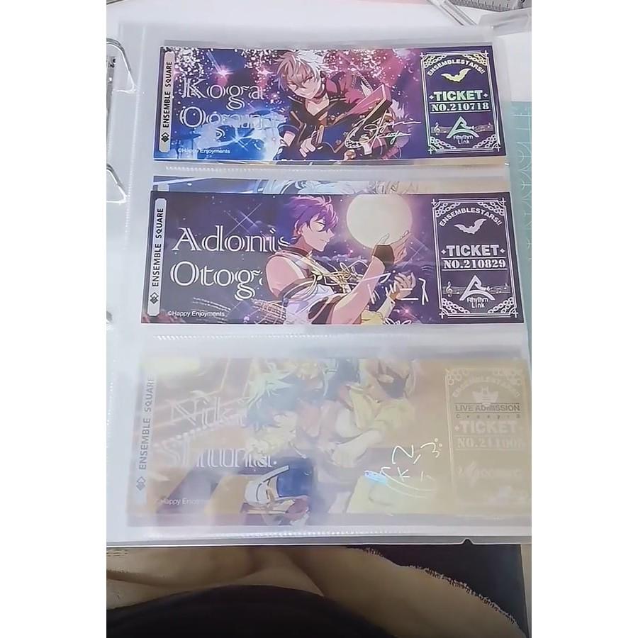 Cuốn binder A4 và sheet nhiều kích thước đựng card, postcard, ticket, bookmark..