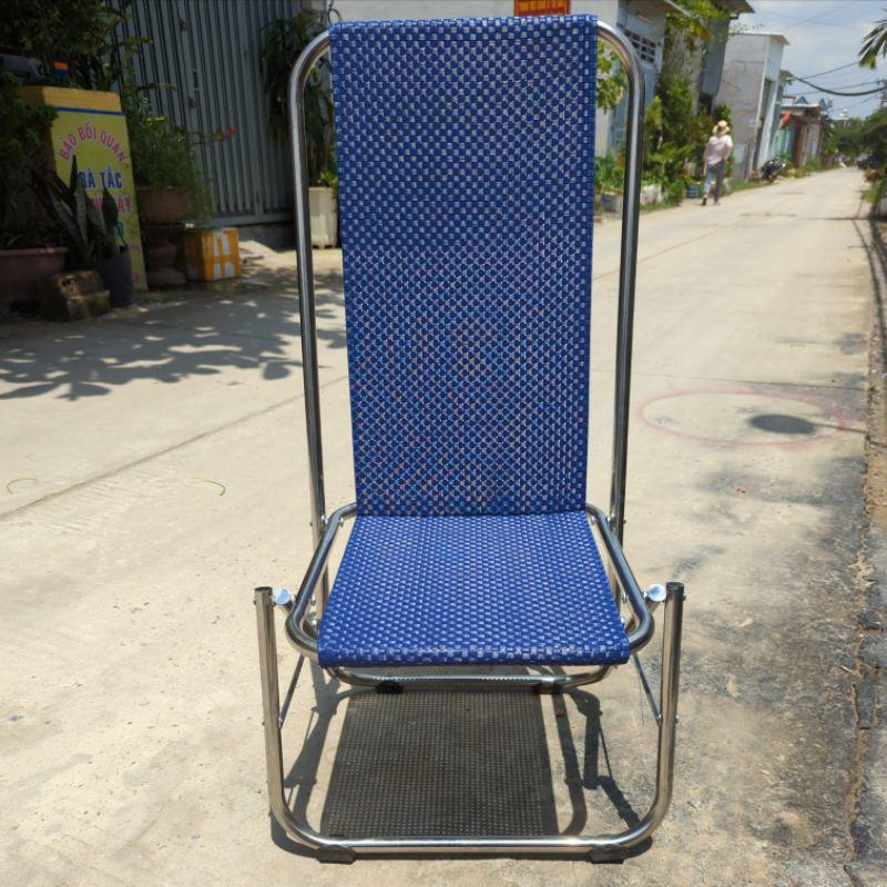 Ghế Xếp Inox Lưới Textilen 4.4