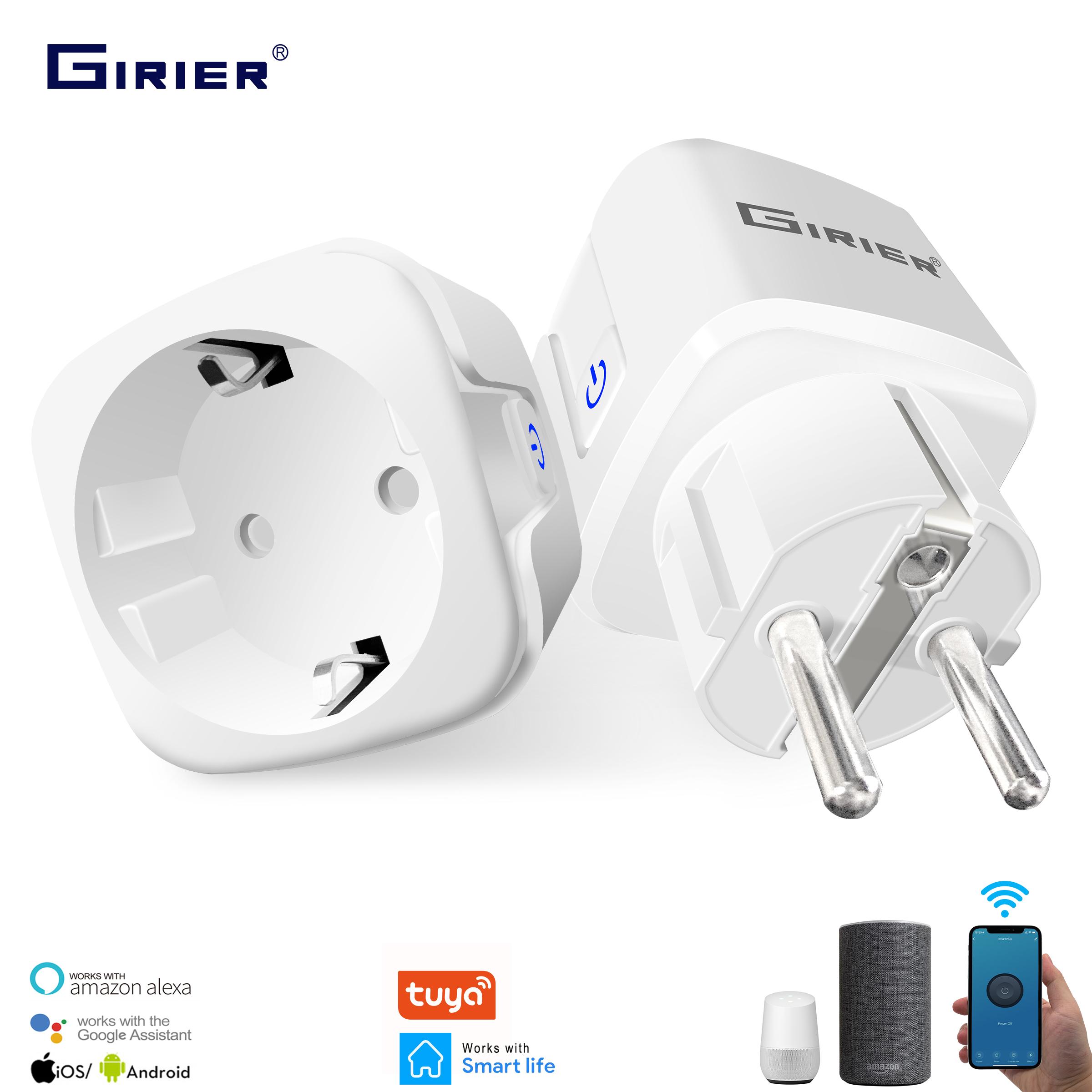 16A EU Thông minh WiFi Power Plug với Power Monitor Nhà thông minh Nhà WiFi không dây hoạt động với Alexa Google Home Tuya Ứng dụng