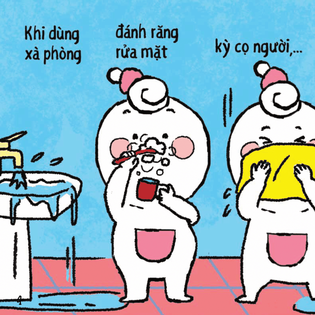 Sách Ehon Miu Bé Nhỏ Phần 2 Tiếng Việt - Đừng Lãng Phí Nhé