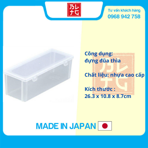 Hộp đựng đũa thìa cất gọn nội địa Nhật Bản