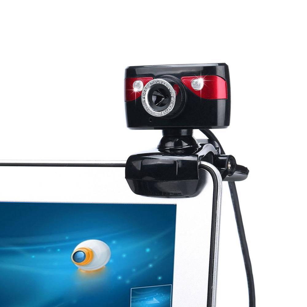 USB 2.0 Camera HD 12 Megapixel Web Cam 360 độ với Micrô Clip-on cho Máy tính để bàn Máy tính Skype Máy tính xách tay