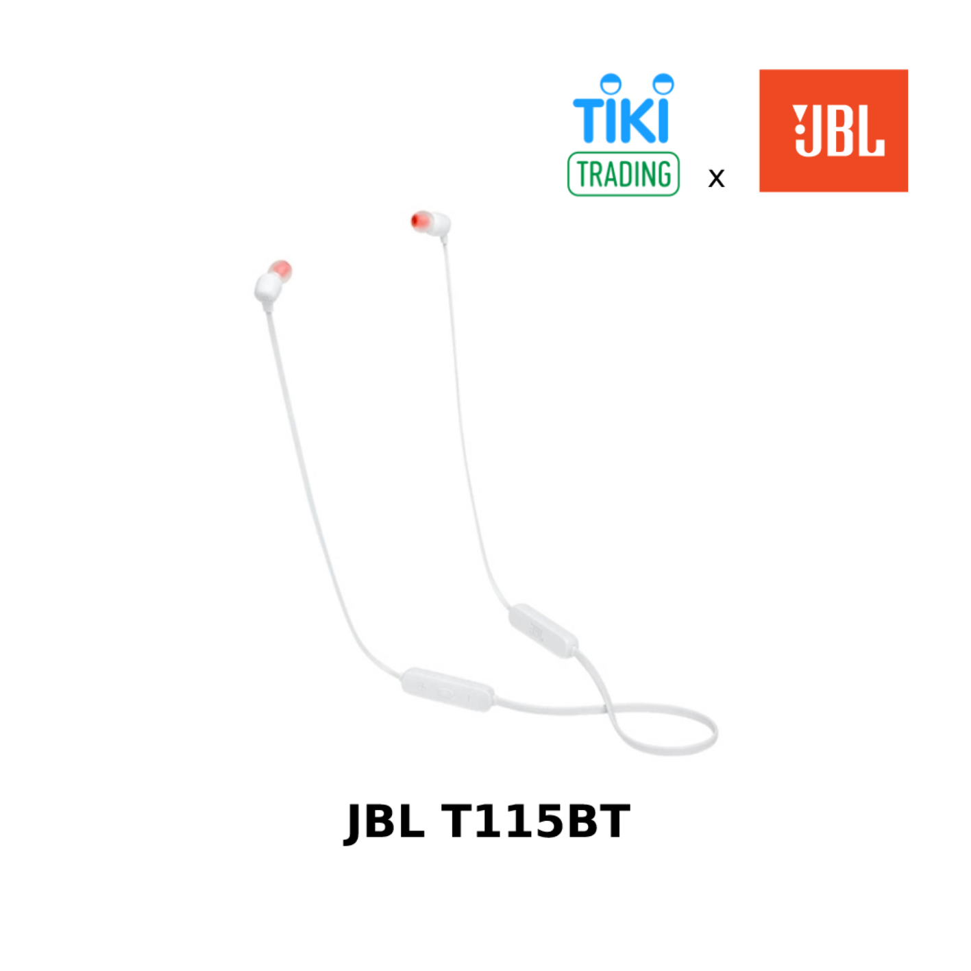 Tai Nghe Bluetooth Nhét Tai Thể Thao JBL T115BT - Hàng Chính Hãng