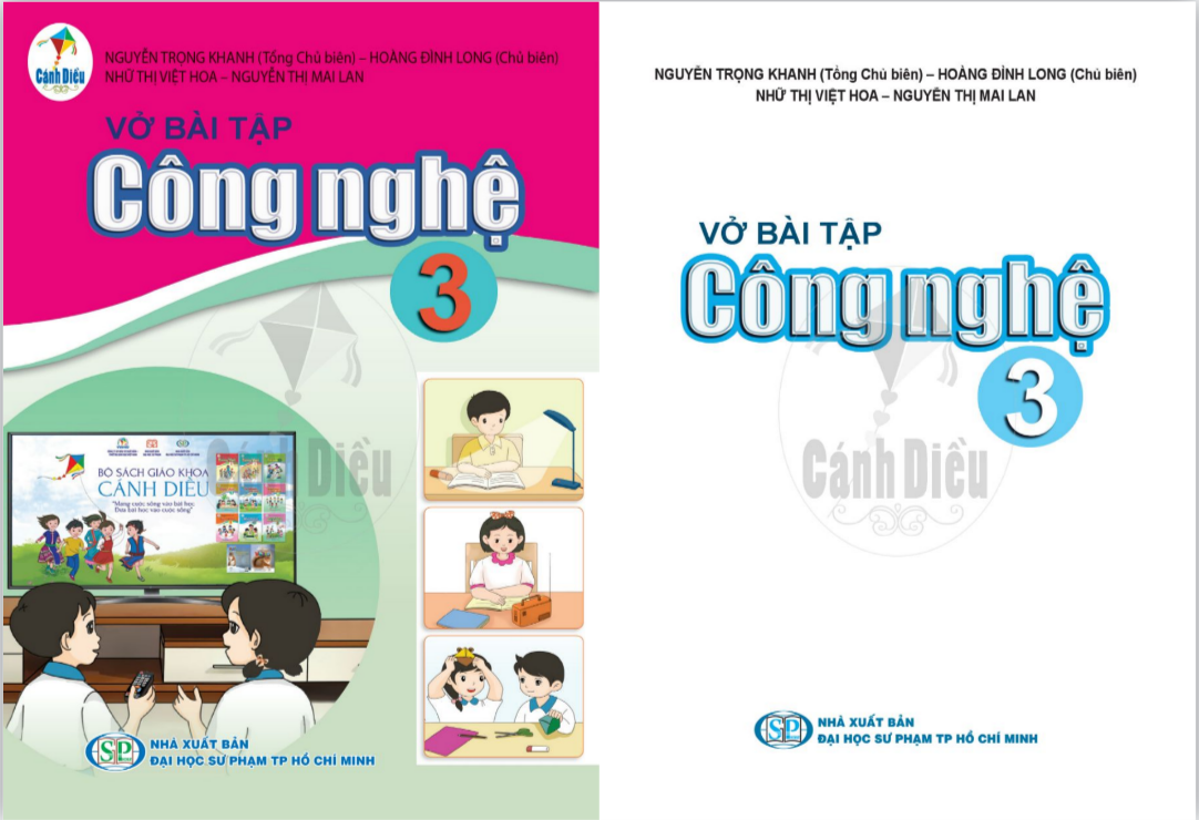 Vở Bài Tập Công Nghệ Lớp 3  ( Cánh Diều )