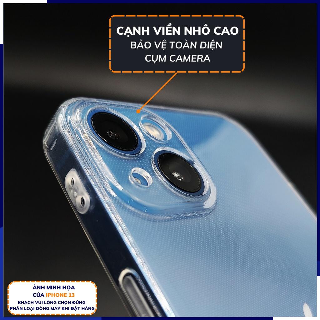 Ốp lưng ip xs max ip x xs silicon 6D dẻo trong suốt có gờ chống va đập bảo vệ camera phụ kiện huỳnh tân store