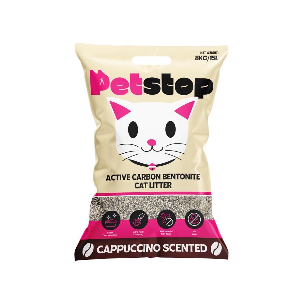 Chia sẻ    Cát đất sét cao cấp mix than hoạt tính Petstop túi 8L/4kg