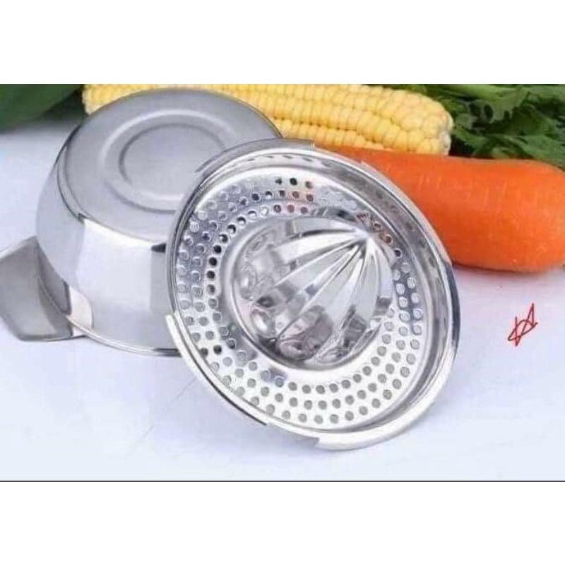 VẮT CAM BẰNG INOX 304 SIÊU BỀN KHÔNG HOEN GỈ CÓ KHAY HỨNG NƯỚC