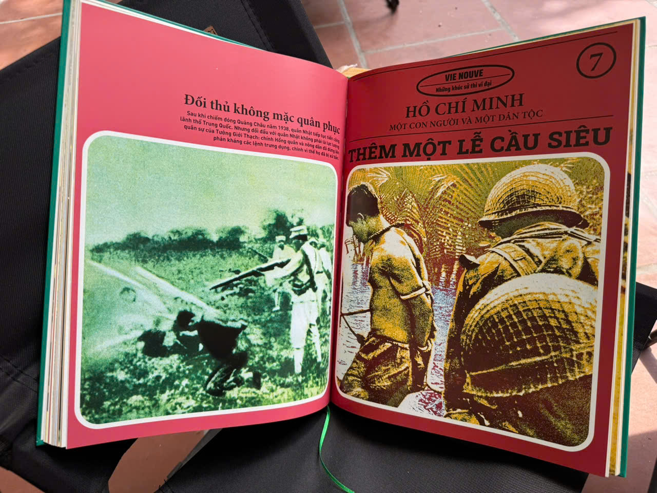 (Bìa cứng in màu) HỒ CHÍ MINH - MỘT CON NGƯỜI VÀ MỘT DÂN TỘC – Lời: Paolo Bracaglia Morante, Camillo Pisani – Tranh: Pino Dangelico – NXB Kim Đồng