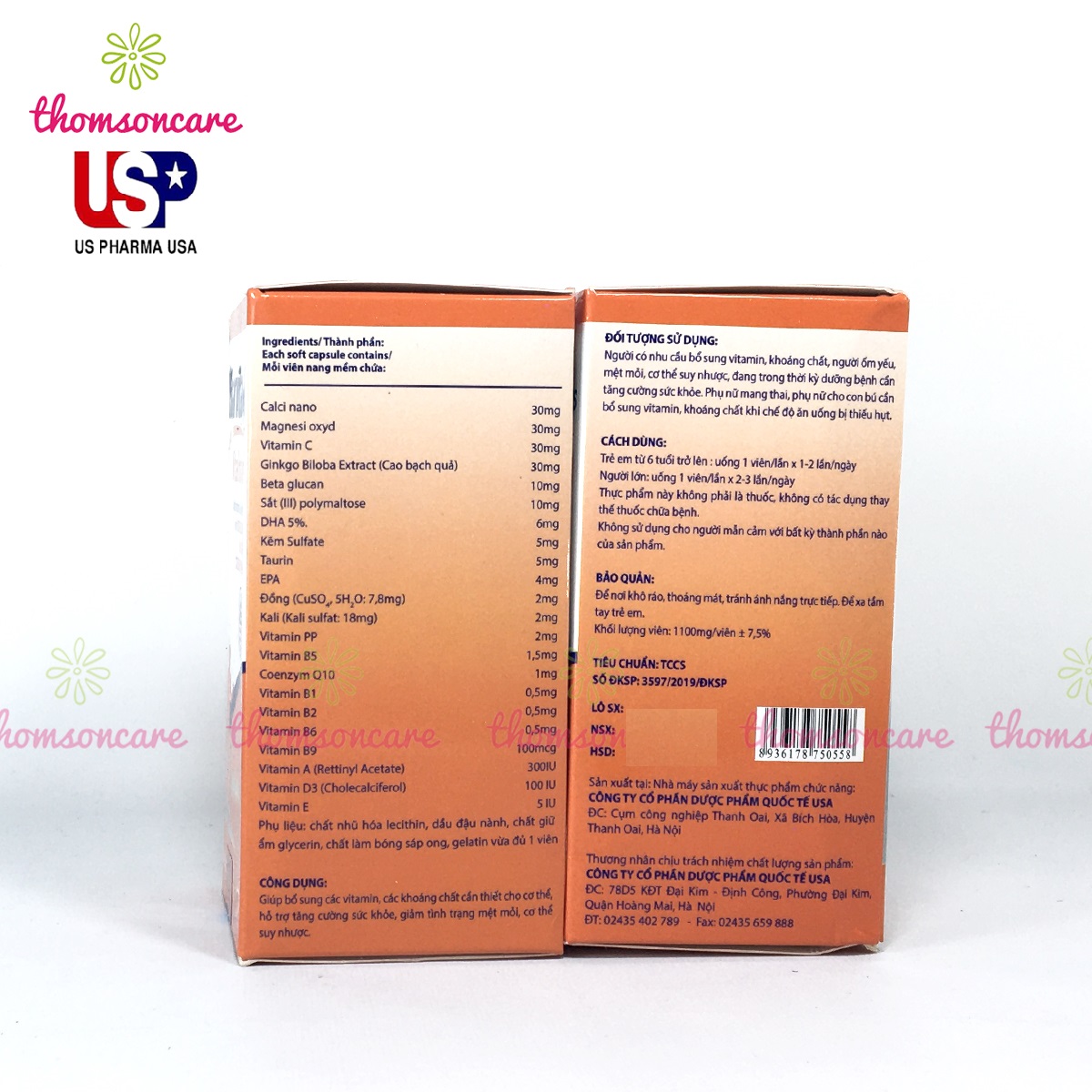 Bổ sung vitamin tổng hợp - Pharvita Plus - Lọ 30 viên có thêm Beta Glucan, DHA và Coenzym, giảm mệt mỏi, tăng cường sức khỏe