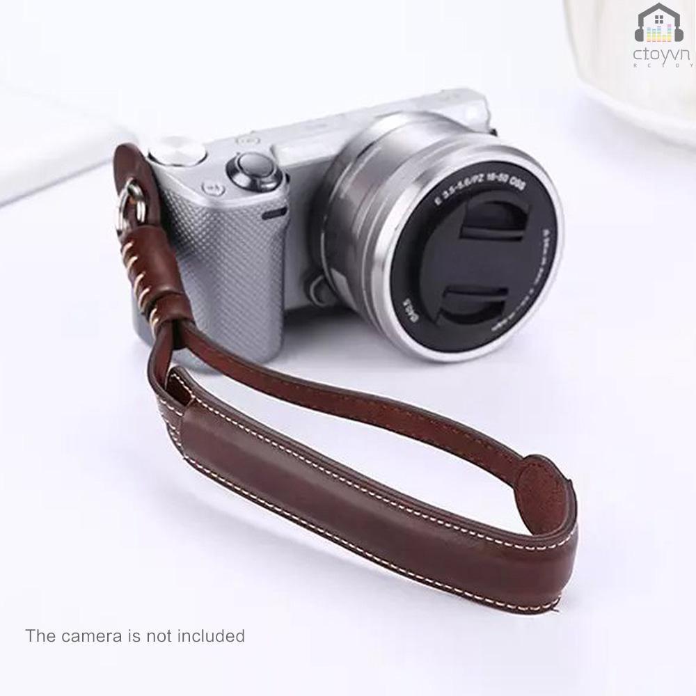 Dây đeo cổ tay bằng da PU X5-M cho máy ảnh Fujifilm Panasonic Olympus Leica DSLR / Micro