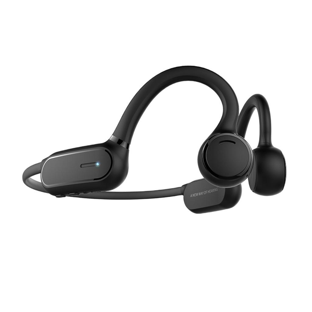 Wireless Bluetooth Headphone Bone Conduction Movement HIFI Headset Black