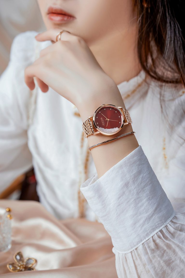 Đồng Hồ Nữ JA-1283C Julius Hàn Quốc Dây Thép