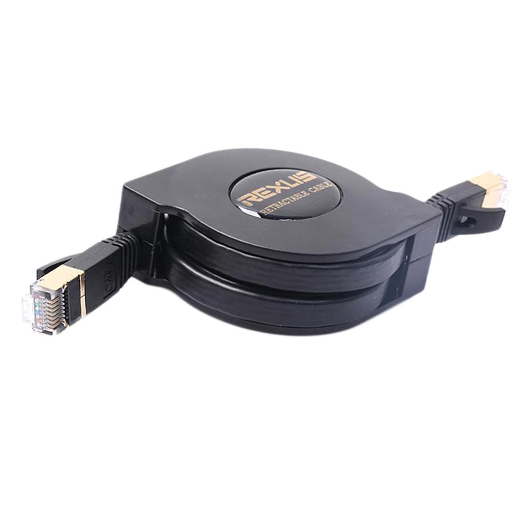 Ultra-flat CAT7 Patch Ethernet LAN Cable Network Retractable Cable 1.5 M.