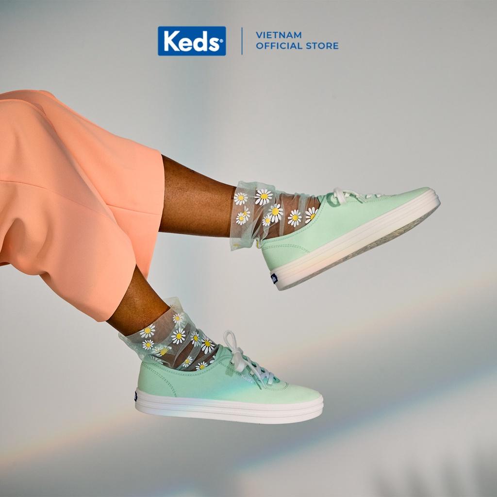 Giày Keds Nữ- Breezie Canvas Mint- KD065863WF