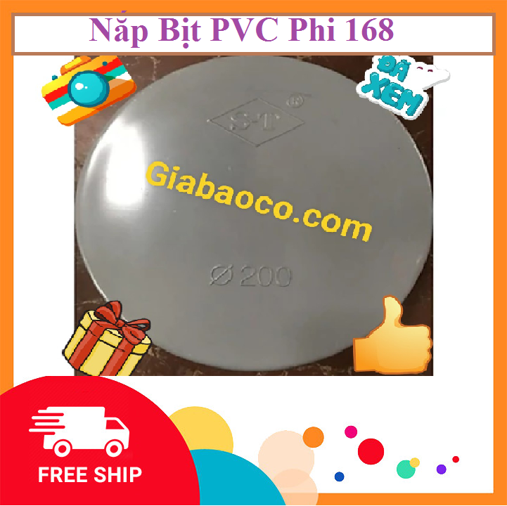 Nắp Bịt PVC -Phi 200