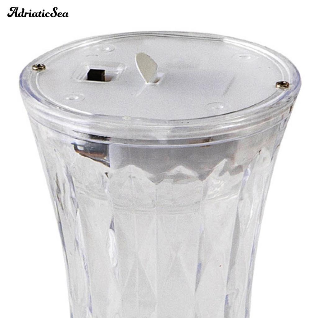 Đèn Ngủ LED Pha Lê Giả Thiết Kế Sáng Tạo Độ Bền Cao