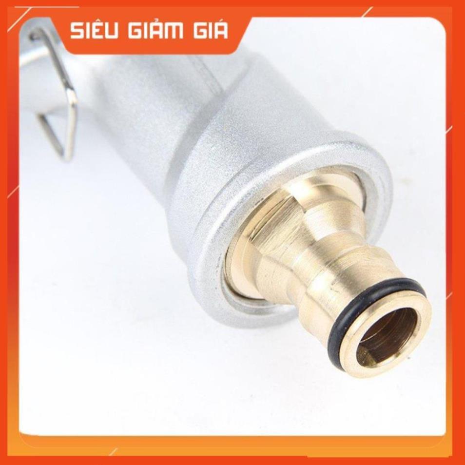 Bộ dây vòi xịt nước rửa xe, tưới cây . tăng áp 3 lần, loại 7m, 10m 206701 đầu đồng, cút, nối PE