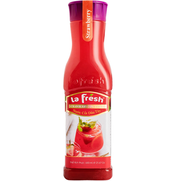 Nước cốt dâu tây La Fresh - 650ml