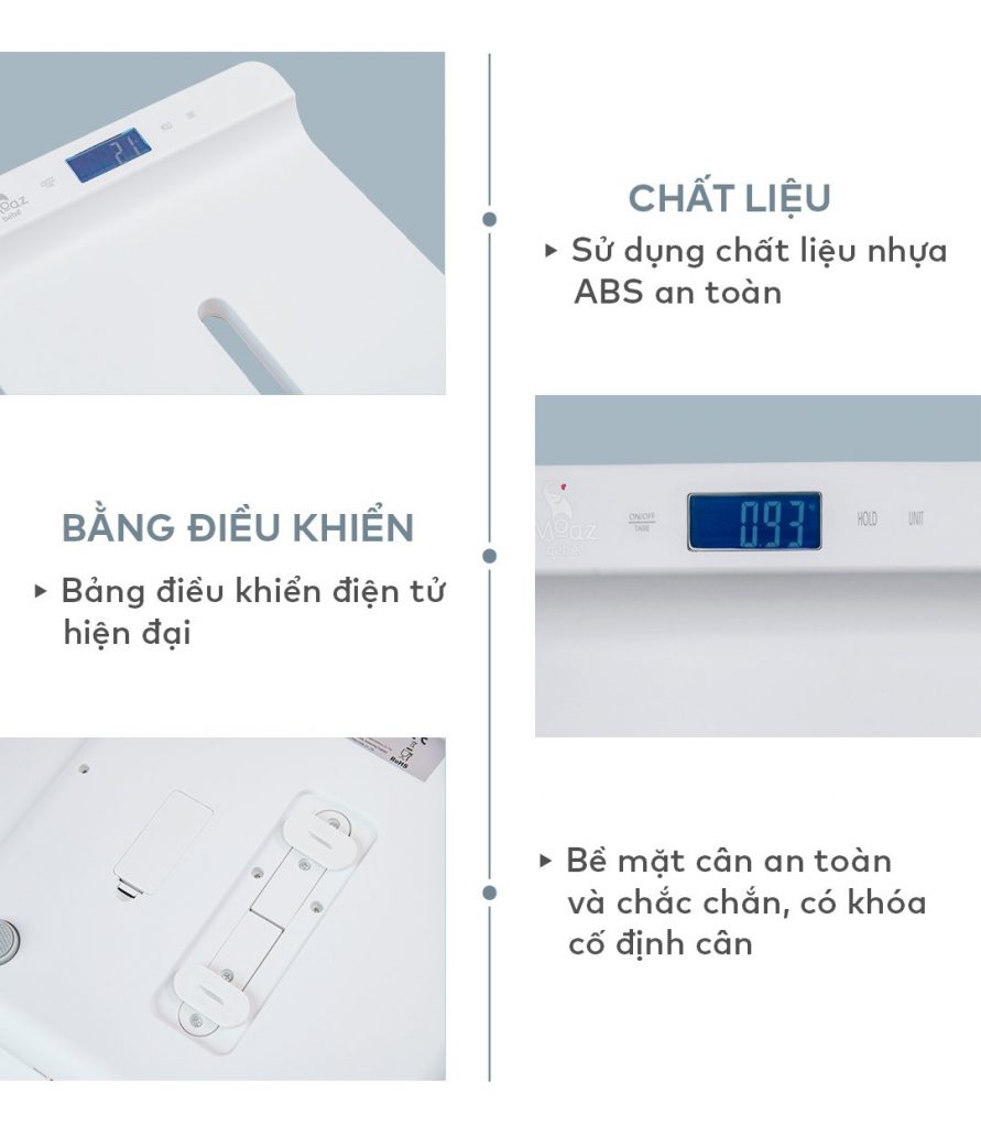 Cân Điện Tử Thông Minh MOAZ BÉBÉ MB022