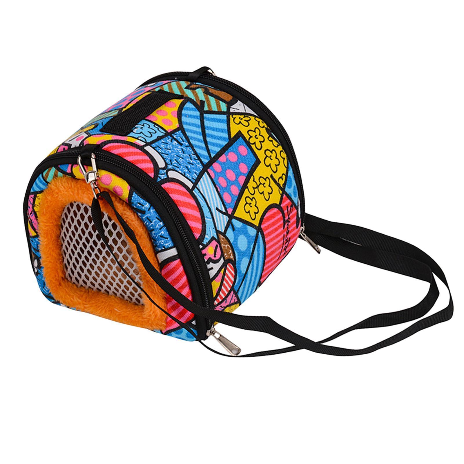 Pet Hamster Carrier Travel Bag Small Animals Guinea Rat Outdoor