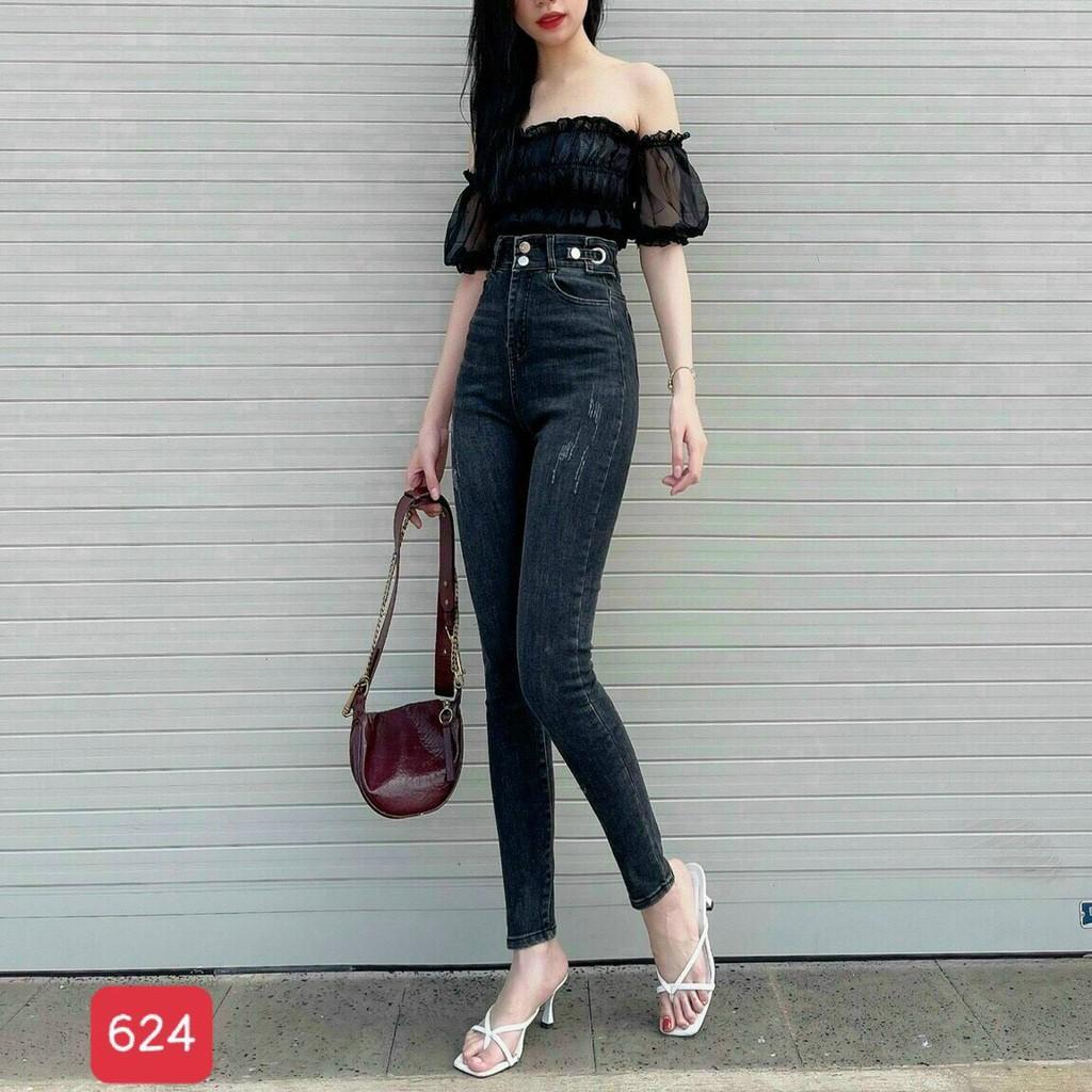 Quần jean nữ cao cấp , Quần jean thiết kế thời trang nữ hàng mới về thương hiệu MuradFashion loại mẫu MS7590