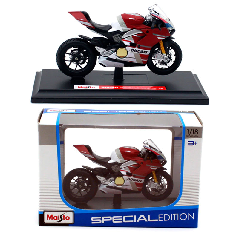 Đồ Chơi MAISTO Mô Hình Xe Mô Tô 1:18 Ducati Panigale V4 S Corse 19132/MT39300