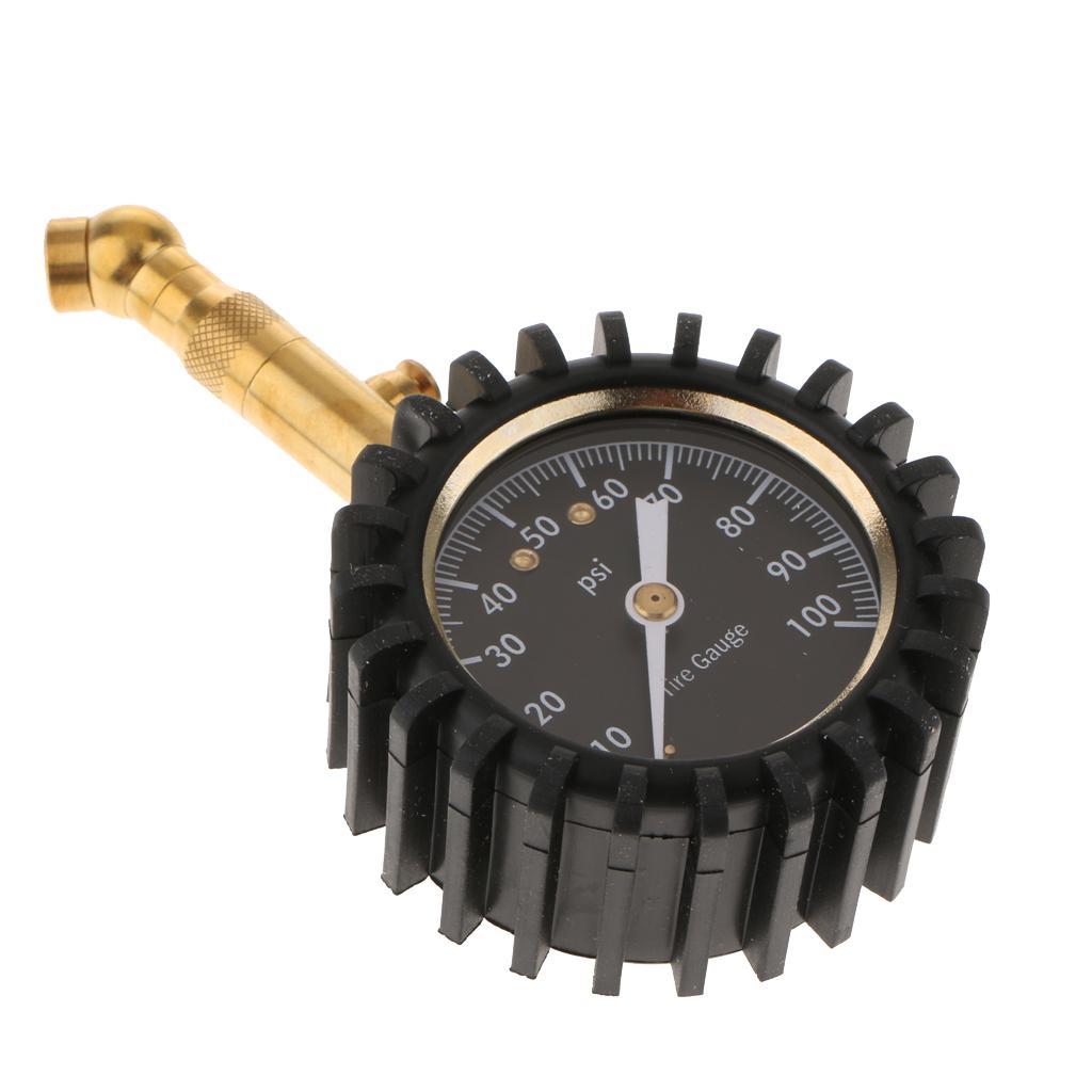 Car Motorcycle Tire Pressure Gauge 100psi Professional Mechanical Tire Gauge