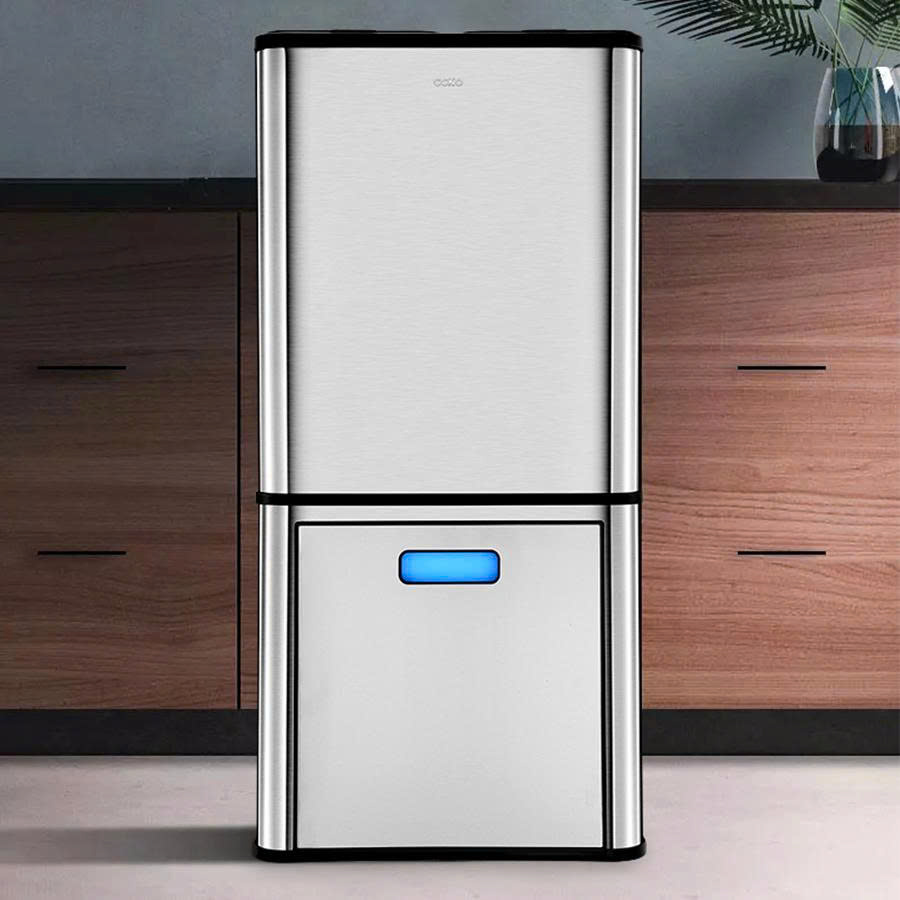 Thùng rác cảm ứng 3 ngăn CCKO CK9922 dung tích 38L cao cấp hàng chính hãng