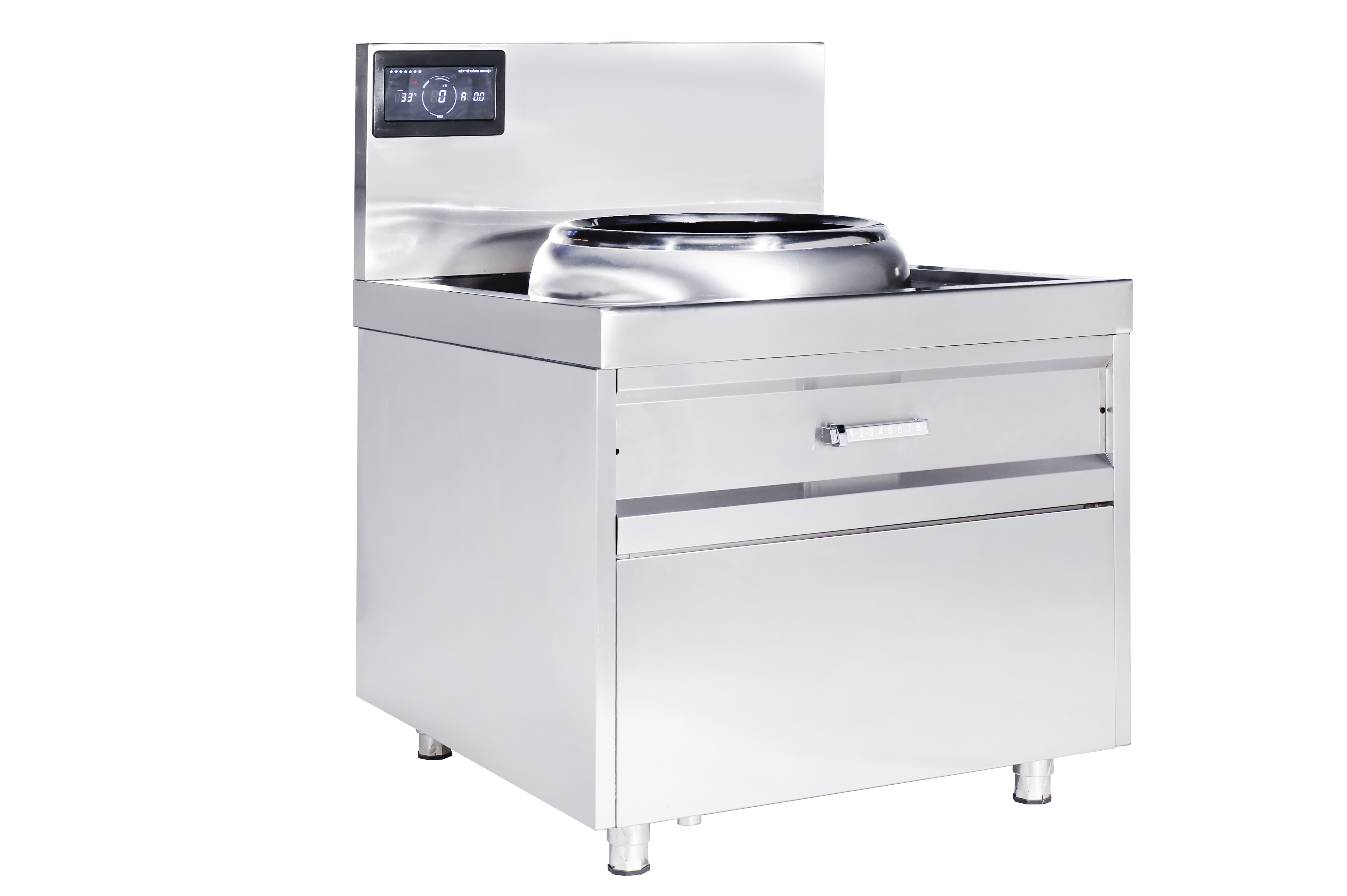 [CỬA HÀNG CHÍNH HÃNG] Bếp từ công nghiệp đơn 8KW mặt lõm Viner