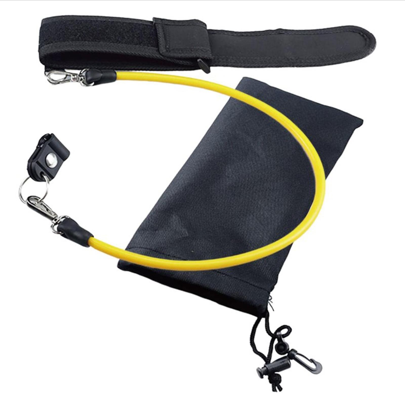 Golf Swing Trainer Training Aid Posture Elastic Resistance Rope with Golf Cover for Indoor Outdoor