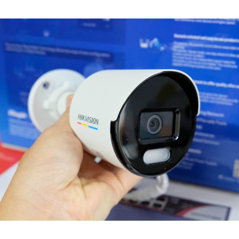 Camera ip thân 2.0MP ColorVu Hikvision DS-2CD1027G0-L có màu ban đêm, chống bụi và nước: IP67,hỗ trợ chức năng cấp nguồn qua Ethernet PoE. Hàng chính hãng