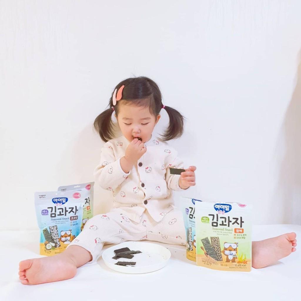 Snack rong biển ăn dặm Ildong Hàn Quốc Ayimeal Yumyum dành cho bé từ 7M+ (Date 8/2022)