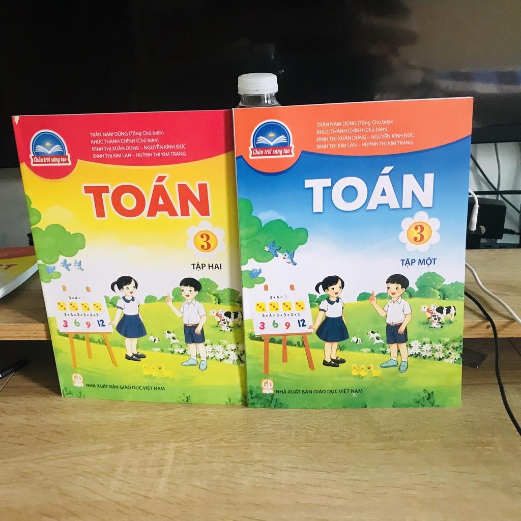 set bìa bao toán,vbt lớp 3 chân trời sáng tạo