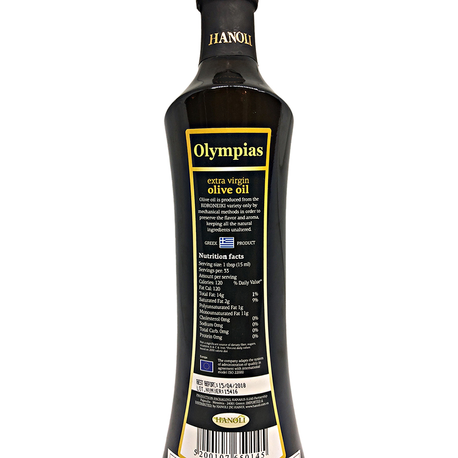 Dầu olive Olympias 500ml