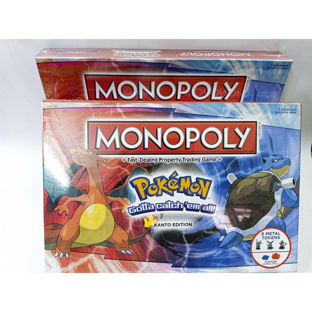 Cờ Tỷ Phú MONOPOLY POKEMON EDITION Board Game Pokemon Kanto Edition Family Boardgame Cờ tỉ phú