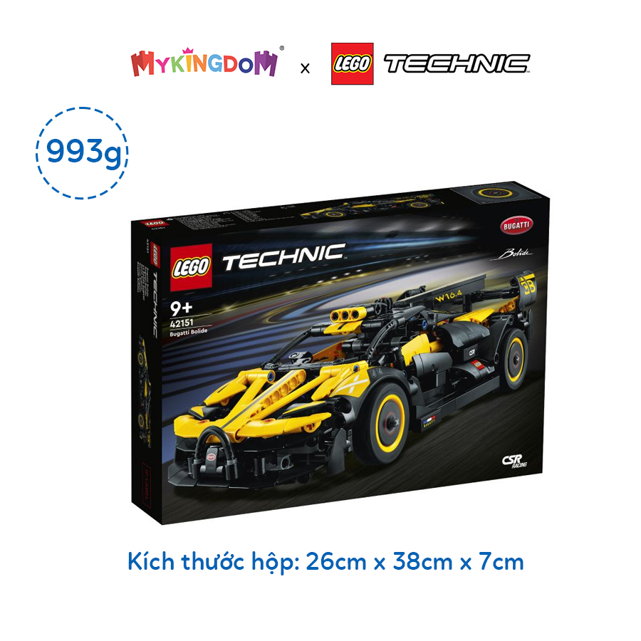 Đồ Chơi Lắp Ráp LEGO Technic Siêu Xe Bugatti Bolide 42151