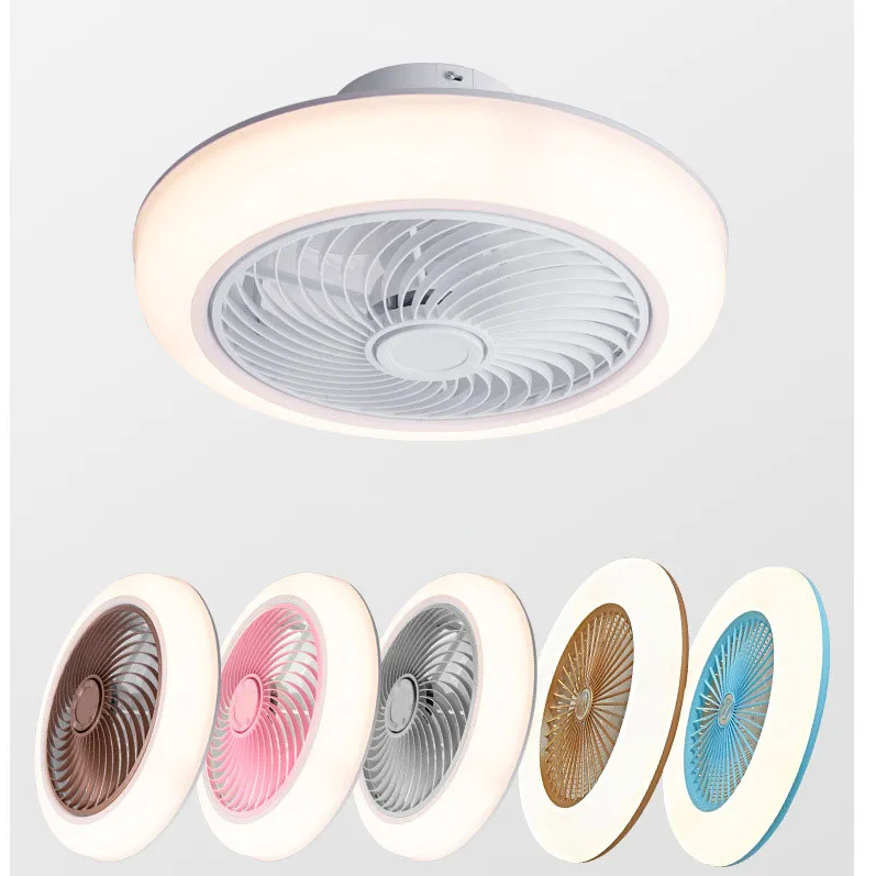 Quạt Ốp Trần Kiêm Đèn Thay Đổi 3 Tông Màu 2in1 Điều Khiển Bằng Remote Hoặc App Ceiling Fan Led 45cm 48W 3-Color