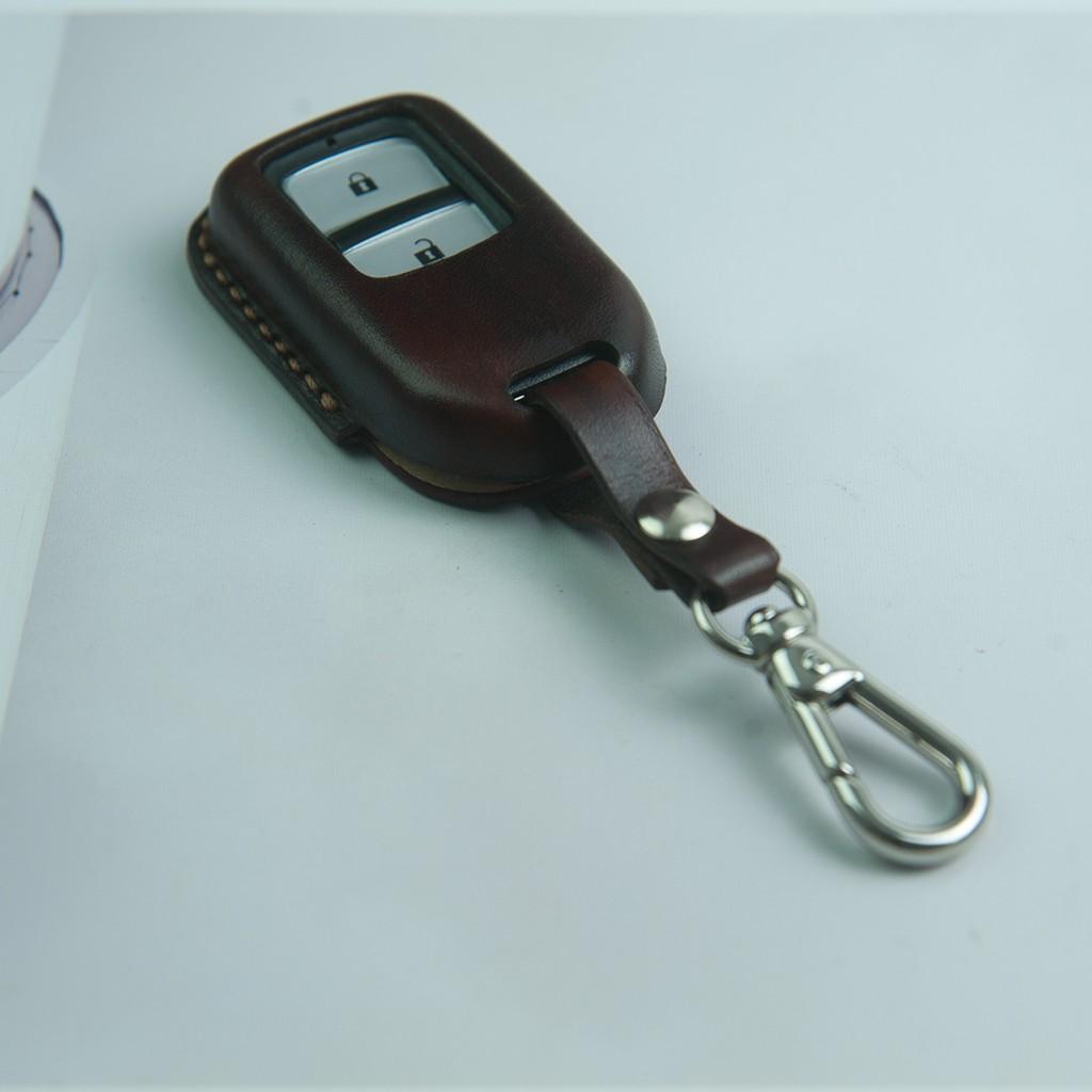 BAO DA CHÌA KHÓA DÀNH CHO SMARTKEY CRV - ĐỒ DA CAO CÂP - DA BÒ NHẬP KHẨU