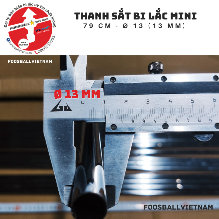 Thanh sắt thay thế bàn bi lắc mini