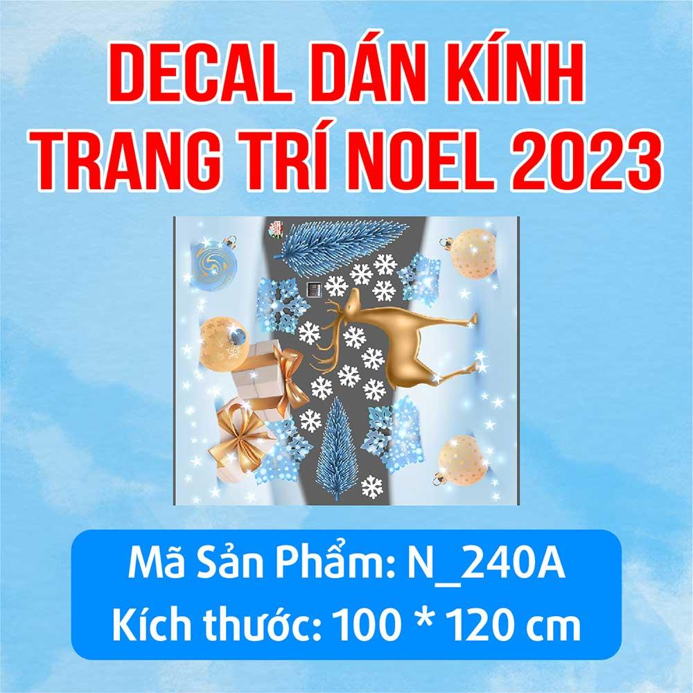 DECAL TRANG TRÍ GIÁNG SINH 2023 COMBO SỐ 45