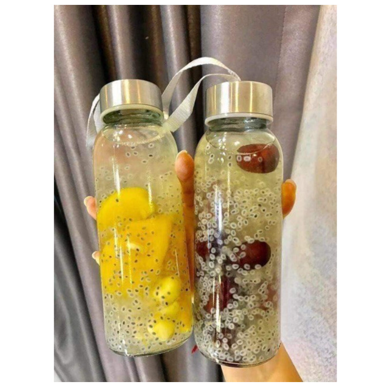 BÌNH THUỶ TINH CÓ DÂY ĐEO