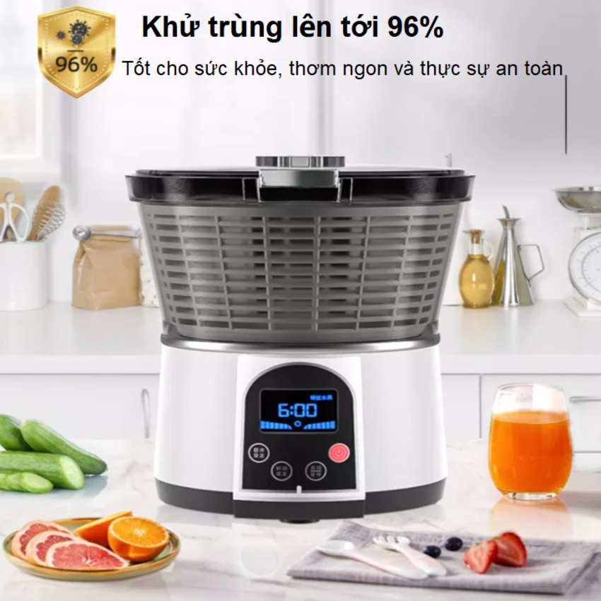 Máy rửa và khử khuẩn thực phẩm bằng Ozone cao cấp Septree AXM-810 6 Lít Công suất 100W