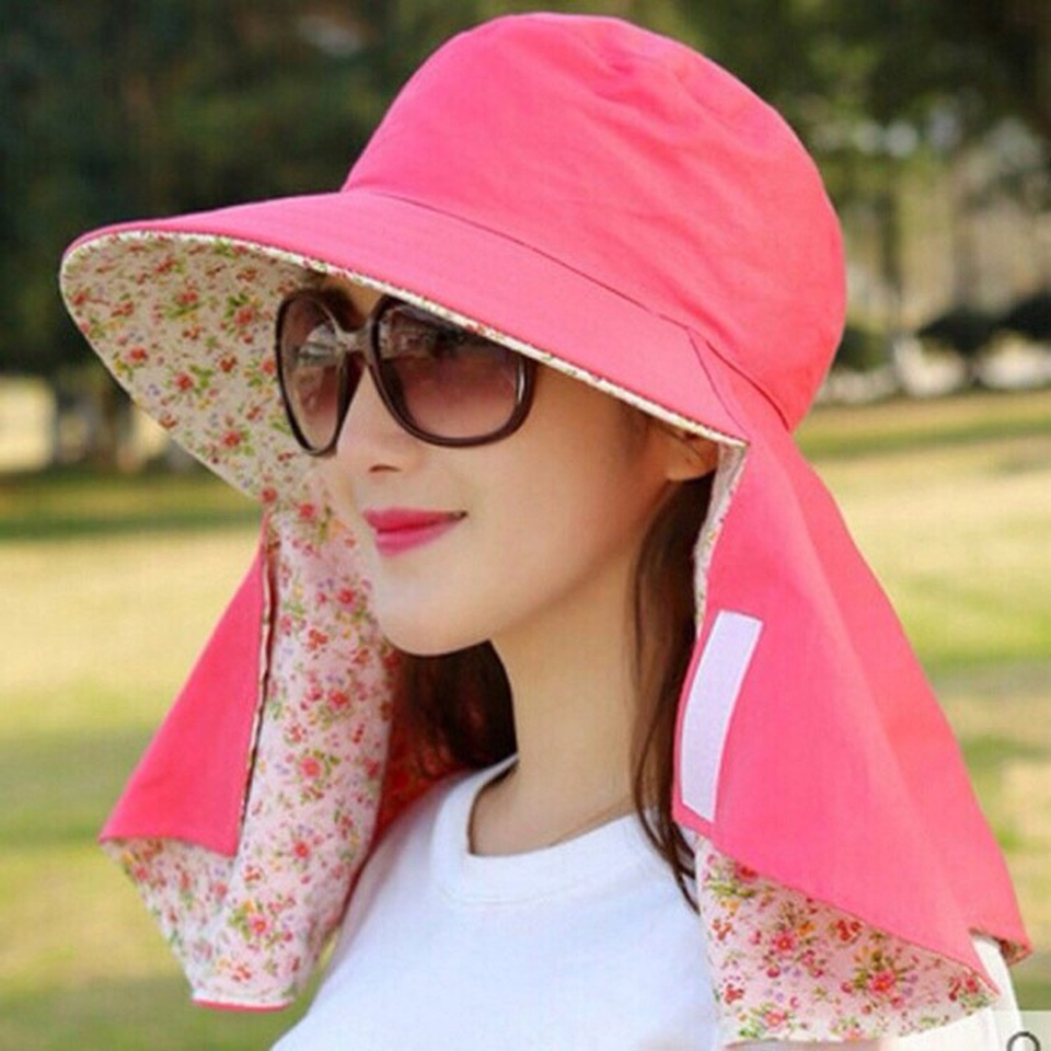 Mũ chống nắng 2 mặt tiện lợi cho bạn gái
