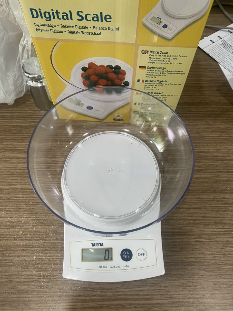 Cân điện tử nhà bếp KD-160 2KG/1G TANITA
