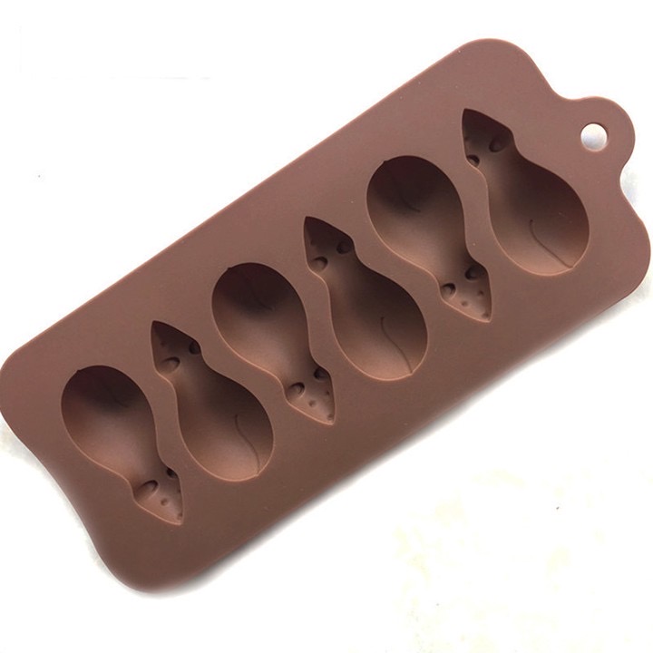 Khuôn silicon 6 chuột