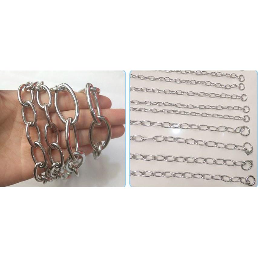 Vòng cổ kỷ luật chó bằng inox huấn luyện chó ,thép không rỉ xiết kỷ luật mông cộc ,malinois