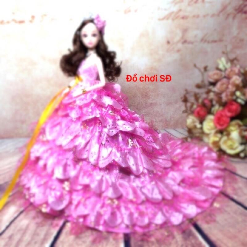 Quần áo búp bê 30 cm- đầm đuôi dài