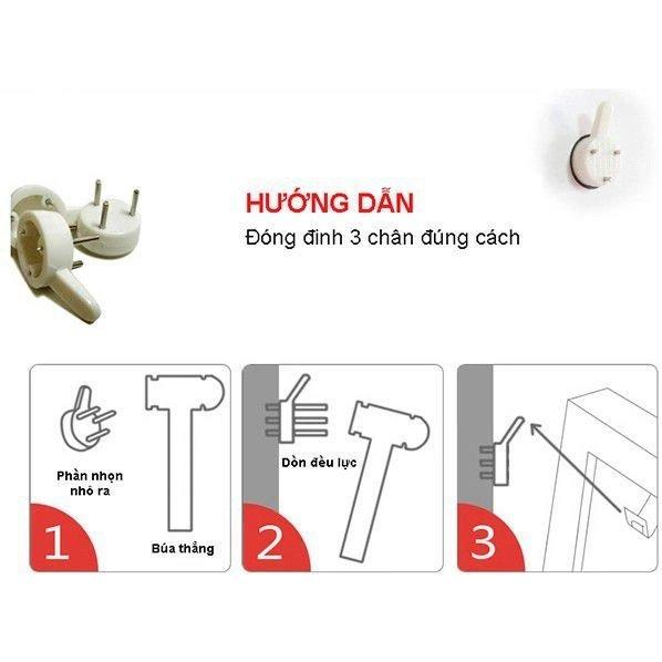 Tranh treo tường tráng gương tri ân thầy cô 3 tặng kèm đinh 3 chân