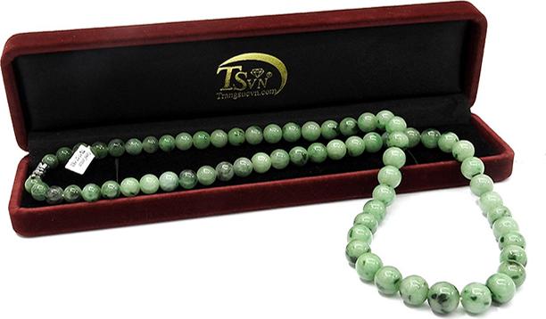 Chuỗi Vòng Cổ Nữ Ngọc Cẩm Thạch Thiên Nhiên Trang Sức Em Và Tôi EVT12531